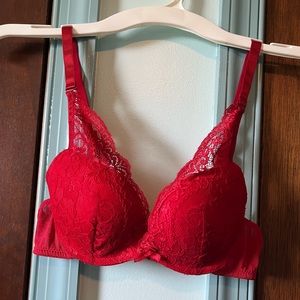 Push up beautiful red bra